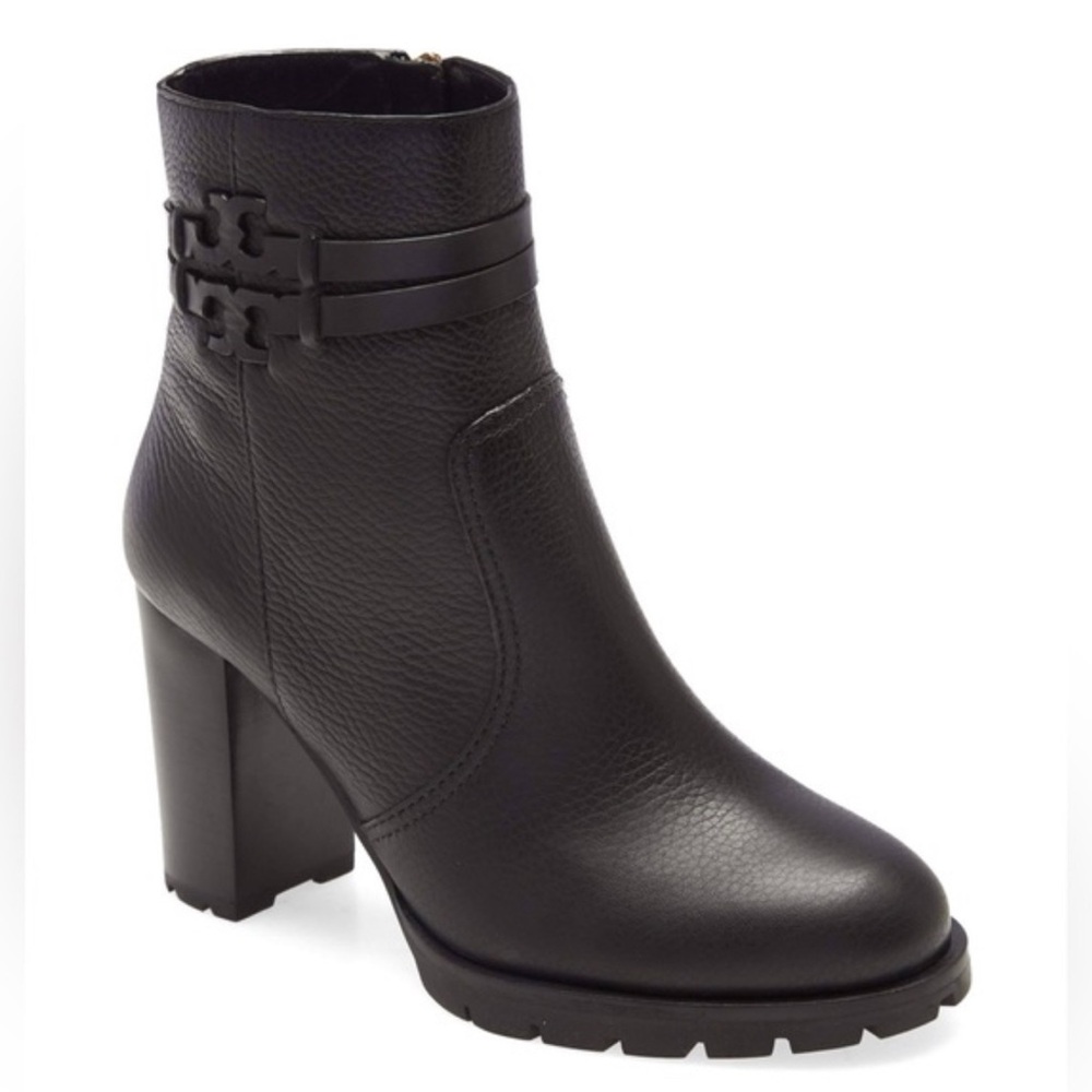 Tory Burch Leigh Lug Sole Booties. Worn only a few times.